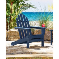 Polywood Ad4030Nv Classic Adirondack Chair Navy