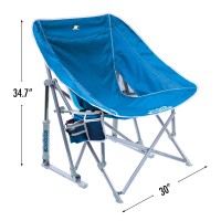 Gci Outdoor Waterside Pod Rocker Folding Beach Chair & Portable Rocking Chair