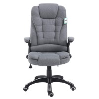 Daals Executive Recline Extra Padded Office Chair (Grey Fabric)