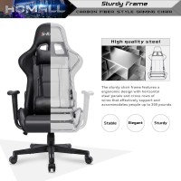 Homall Gaming Chair Office Chair High Back Computer Chair Leather Desk Chair Racing Executive Ergonomic Adjustable Swivel Task