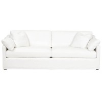 Lena 94 Slope Arm Slipcover Sofa