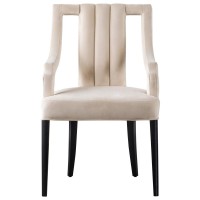 Viola Velvet Fabric Klismos Chair