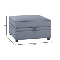 Acme Furniture Sofa, Gray Velvet