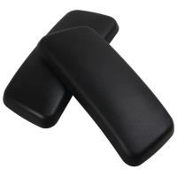 M-One New Arm Pads Caps Replacement For Haworth Zody Office Chair 1 Pair Black/Gray (Black)