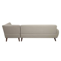 Acme Essick Ii Sectional Sofa In Gray Pu