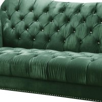 Acme Iberis Sofa In Green Velvet