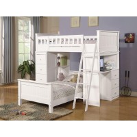 Acme Furniture Wooden Twin Size Bed White