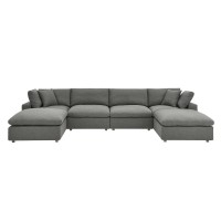 Commix Down Filled Overstuffed 6Piece Sectional Sofa