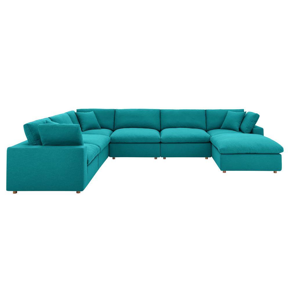 Commix Down Filled Overstuffed 7Piece Sectional Sofa