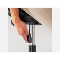 Safco Products 3006Bv Twixt Saddle Seat Stool, Adjustable Extended Height, Unique Ergonomic Design