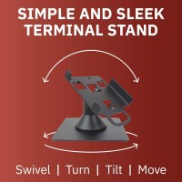 Discount Credit Card Supply Dccstands Low Freestanding Swivel And Tilt Ingenico Isc 250 Terminal Stand