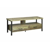 Rustic Weathered Pine 60 TV Console