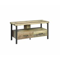 Rustic Weathered Pine 48 TV Console