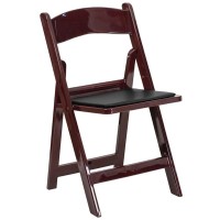 Flash Furniture Hercules Series Folding Chair Red Mahogany Resin 2 Pack 800Lb Weight Capacity Comfortable Event Chair Ligh