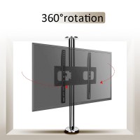 Lcd Tv 360 Degree Rotating Frame Floor Stand Partition Wall Rotating Rack Rotating Tv Cabinet Rotating Base