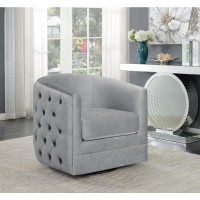 Swivel Chair Silver