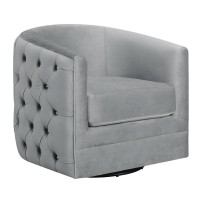 Swivel Chair Silver