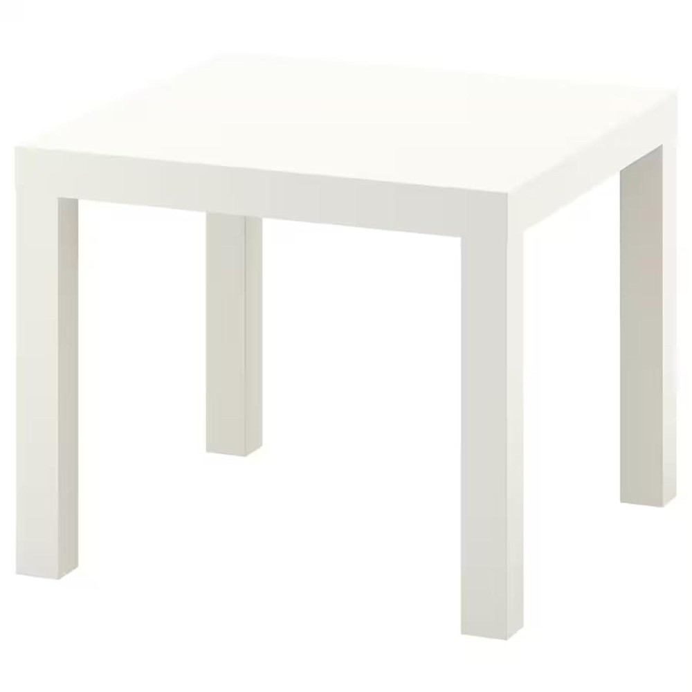 Ikea Lack Side Table 55 X 55 Cm [White Stained Oak Effect]