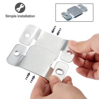 Deepdream 12 Pcs Sectional Couch Connectors Metal Couch Clips Sofa Connector Interlocking Furniture Connector With 28 Pcs Screws