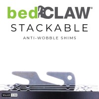 Bedclaw Anti-Wobble Bed Rail Shims, Set Of 6