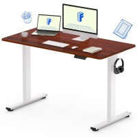 Flexispot Electric Standing Desk Whole Piece 48 X 30 Inch Desktop Adjustable Height Desk Home Office Computer Workstation Sit St