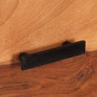 vidaXL Sideboard 25.6x11.8x31.5 Solid Wood Sheesham