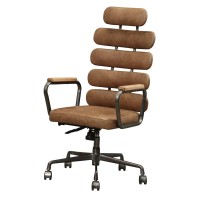 AcME calan Office chair in Retro Brown Top grain Leather 92108(D0102H7cVY8)