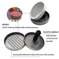 Meykers Burger Press 100 Patty Papers Set | Non-Stick Hamburger Mold With Free Wax Patty Paper Sheets | Meat Beef Cheese Veggie Burger Maker For Grill Griddle Bbq Barbecue | Bpa Free