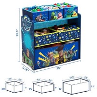 Disney/Pixar Toy Story 4 6 Bin Design And Store Toy Organizer By Delta Children