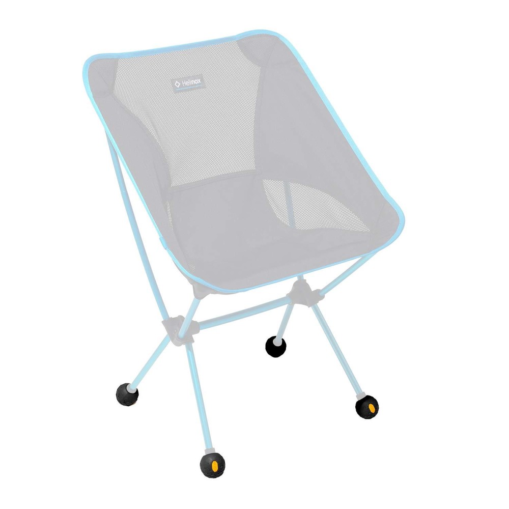 Helinox Chair Stabilizing Vibram Rubber Ball Feet (Set Of 4), 45Mm, Black