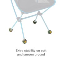 Helinox Chair Stabilizing Vibram Rubber Ball Feet (Set Of 4), 45Mm, Field Camo