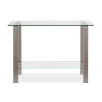 Asta 42'' Wide Rectangular Console Table In Nickel