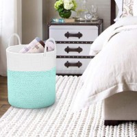 Spmor Xxx-Large Storage Baskets Cotton Rope Basket Woven Baby Laundry Basket Sofa Throws Pillows Towels Toys Or Nursery Cotton Rope Organizer Laundry Hamper With Handles 20
