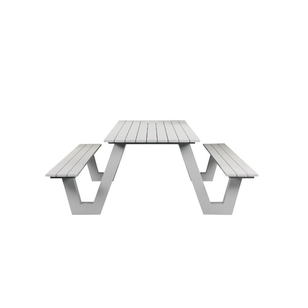 Lukas Dining Set White