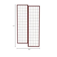 Legacy Decor 3 Panels Room Divider Privacy Screen Japanese Shoji Style Cherry Color