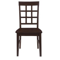 Window Pane Dining Chair Set of 2