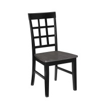 Window Pane Dining Chair Set of 2