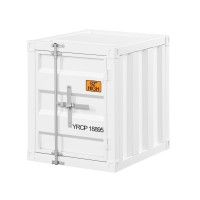 AcME cargo End Table White 87882D0102H7cJLX