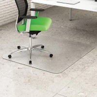Deflect-O Earth Source Chair Mat For Hard Floors, Straight Edge, 36