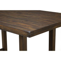 Emery Pub Height Dining Table Walnut