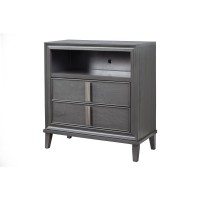 Lorraine TV Media Chest Dark Grey