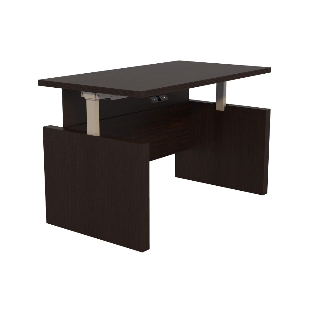 Aberdeen Height-Adjustable Desk, Straight Front Top & Base, 72