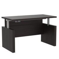 Aberdeen Height-Adjustable Desk, Straight Front Top & Base, 72