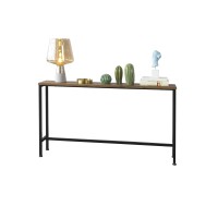 Haotian Fsb19-N, Console Table Hall Table Side Table End Table Living Room Sofa Table, W47.2 X D7.9 X H25.6In