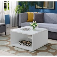 Convenience Concepts Northfield Admiral Square Coffee Table White