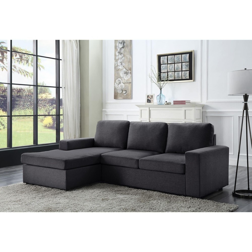 Lilola Home Lhf818011 Sectional Grey