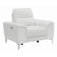 Largo Upholstered Power Recliner White