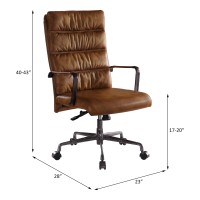 AcME Jairo Office chair, Sahara Top grain Leather 92566(D0102H7cVS8)