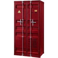 Acme Cargo Wardrobe (Double Door) In Red