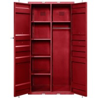 Acme Cargo Wardrobe (Double Door) In Red